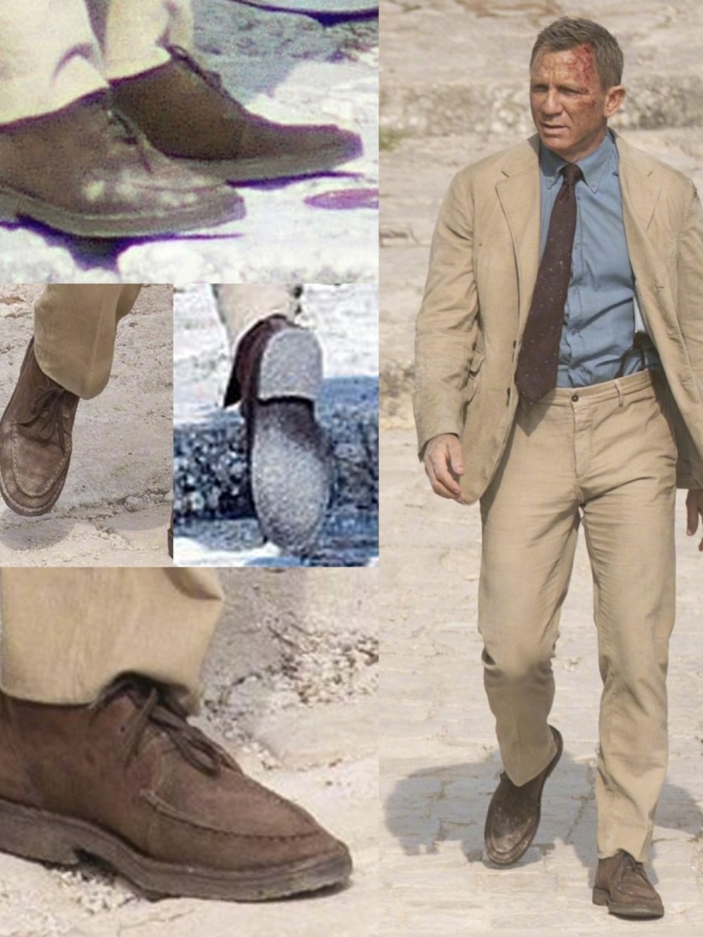 Drakes Brown Suede Men's Chukka Boots - Picture 3 of 3
